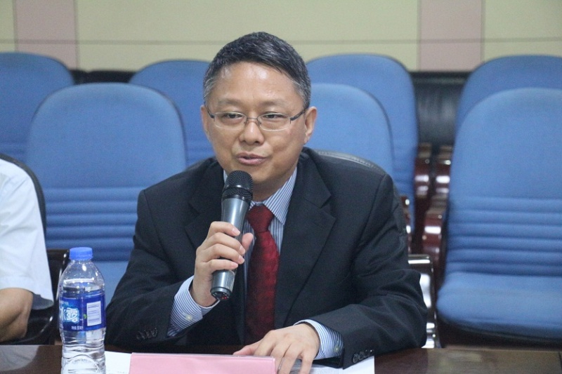 (国际翻译学院副经理常晨光发言）