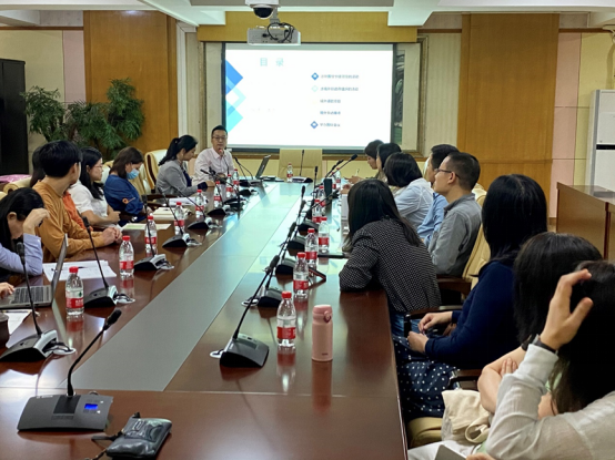 国际合作与交流处副处长张哲赴公司宣讲外事工作政策及制度